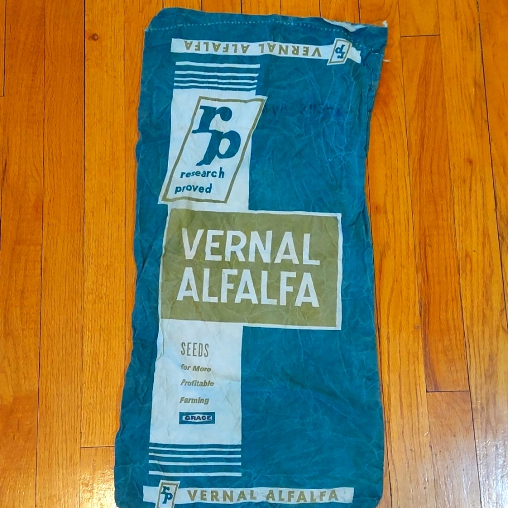 Vintage Alfalfa Feed Sack